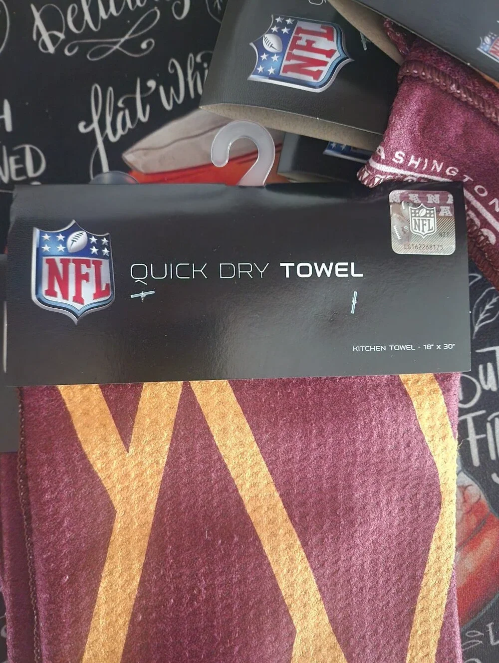 NFL Commanders Quick Dry kitchen towel 18